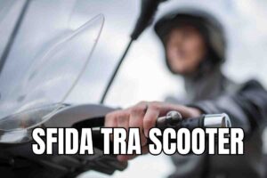 sfida tra scooter