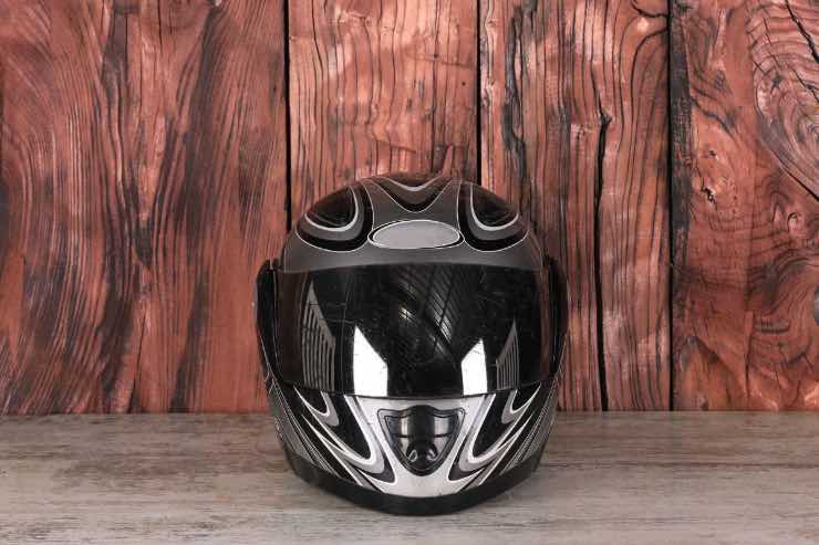 Casco visiera nera novità