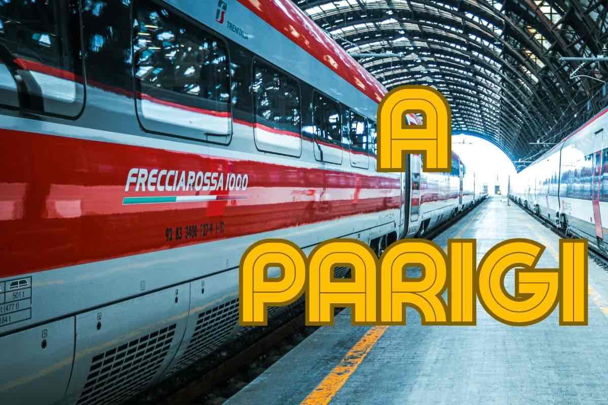 Frecciarossa treno Parigi Milano Roma