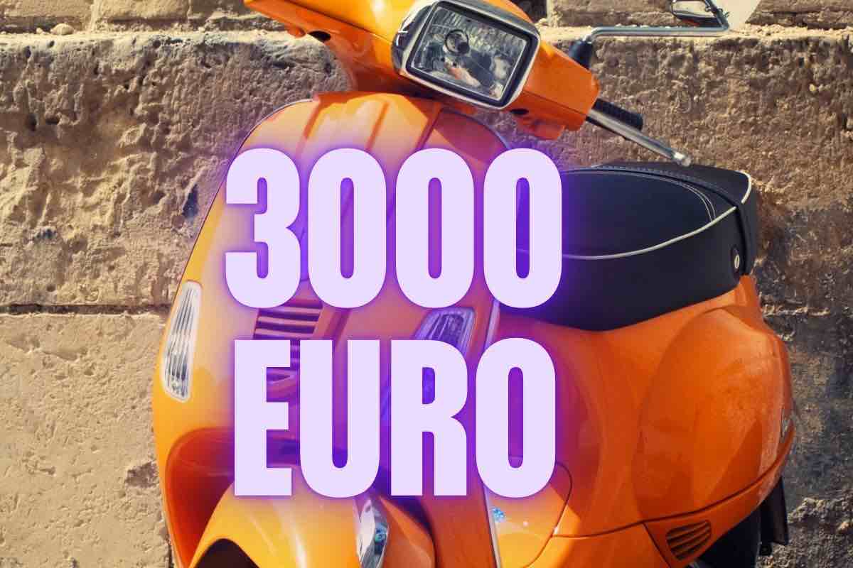 Yamaha Honda Piaggio scooter 3000 euro
