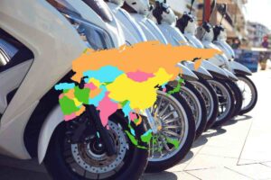 SYM PE3 scooter Asia
