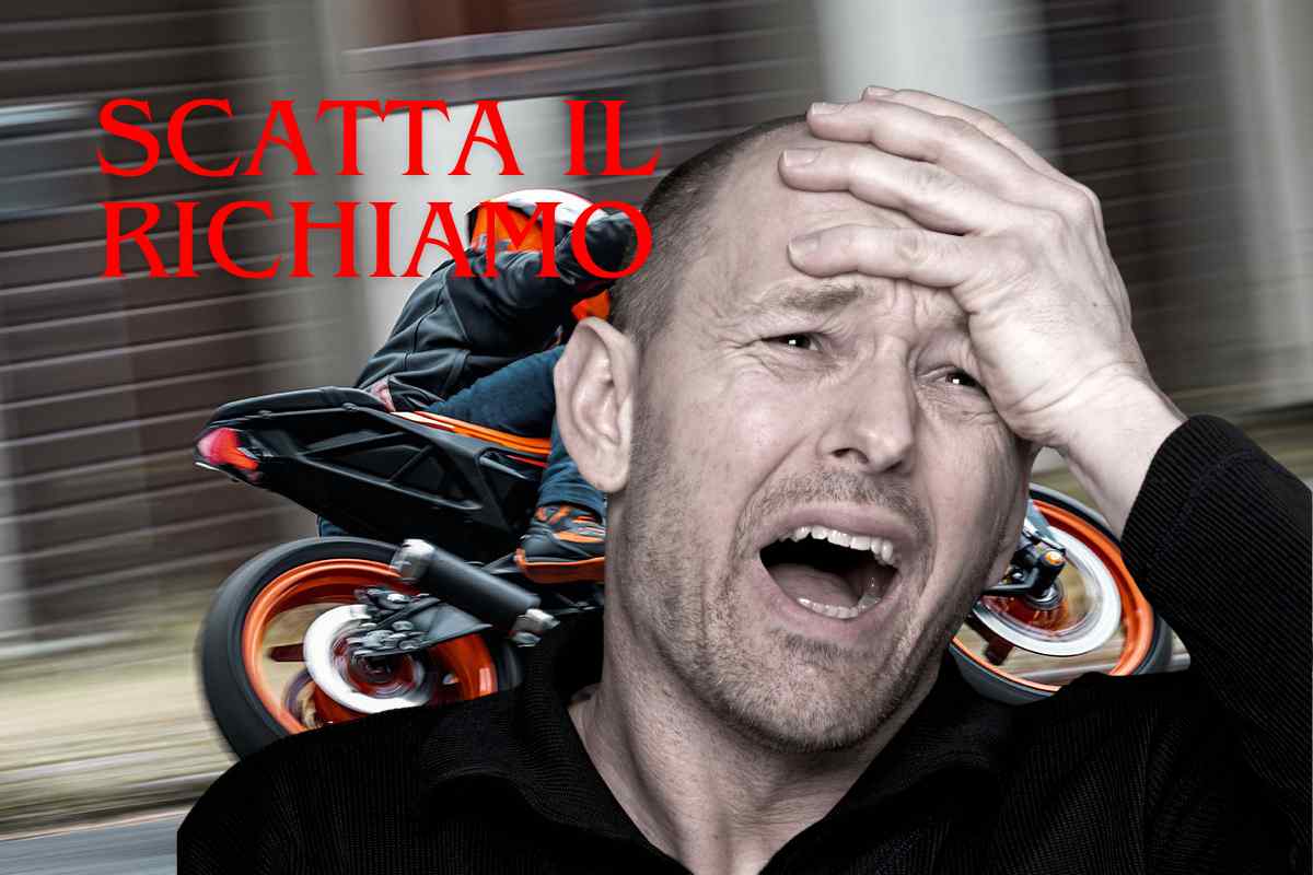 KTM 390, scatta il richiamo