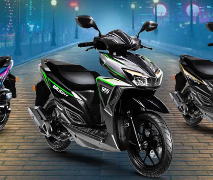 Kawasaki Brusky 125 scooter novità