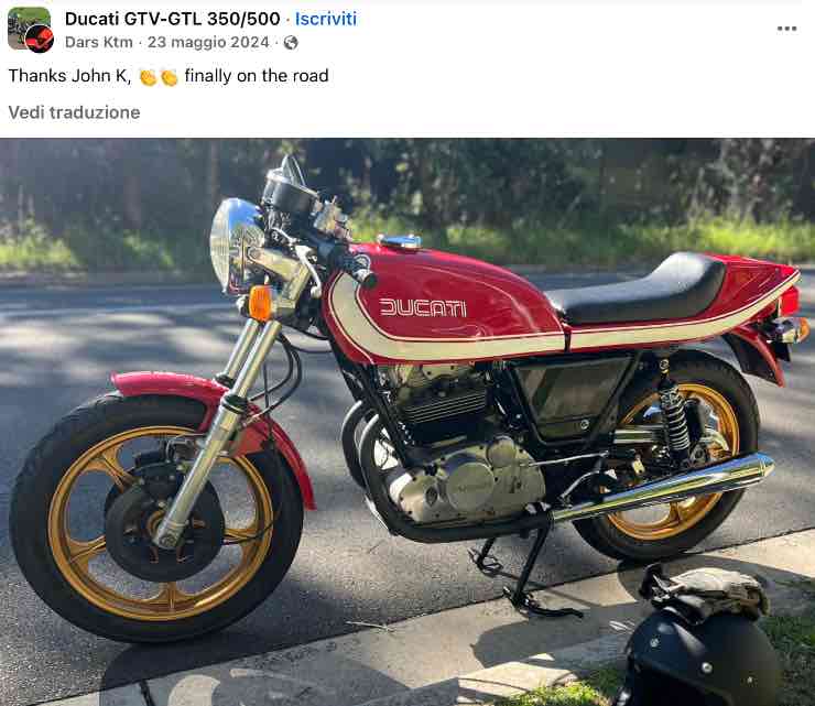 ducati gtl 350 moto flop