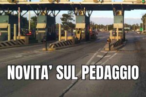 novità pedaggio