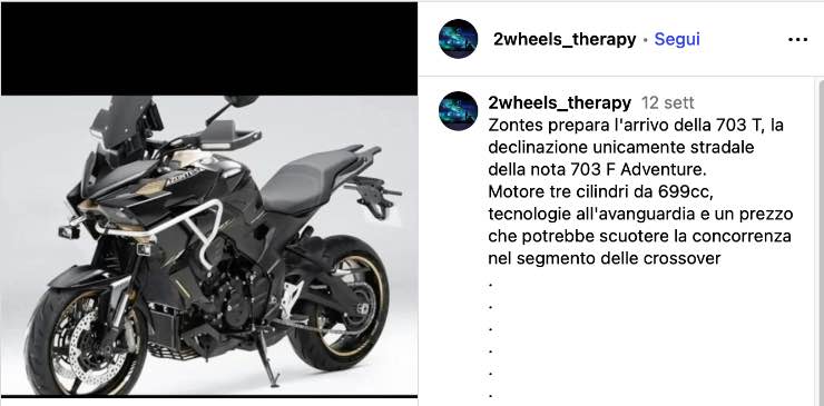 Zontes 703 T novità naked