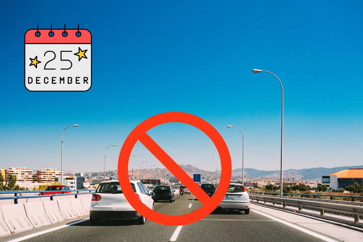 Auto in autostrada: nei giorni di Natale ci saranno divieti
