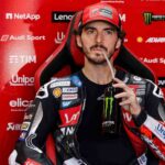 Bagnaia nel box Ducati