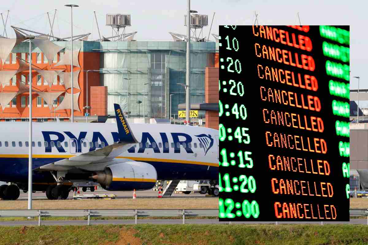 Ryanair, voli cancellati verso una meta