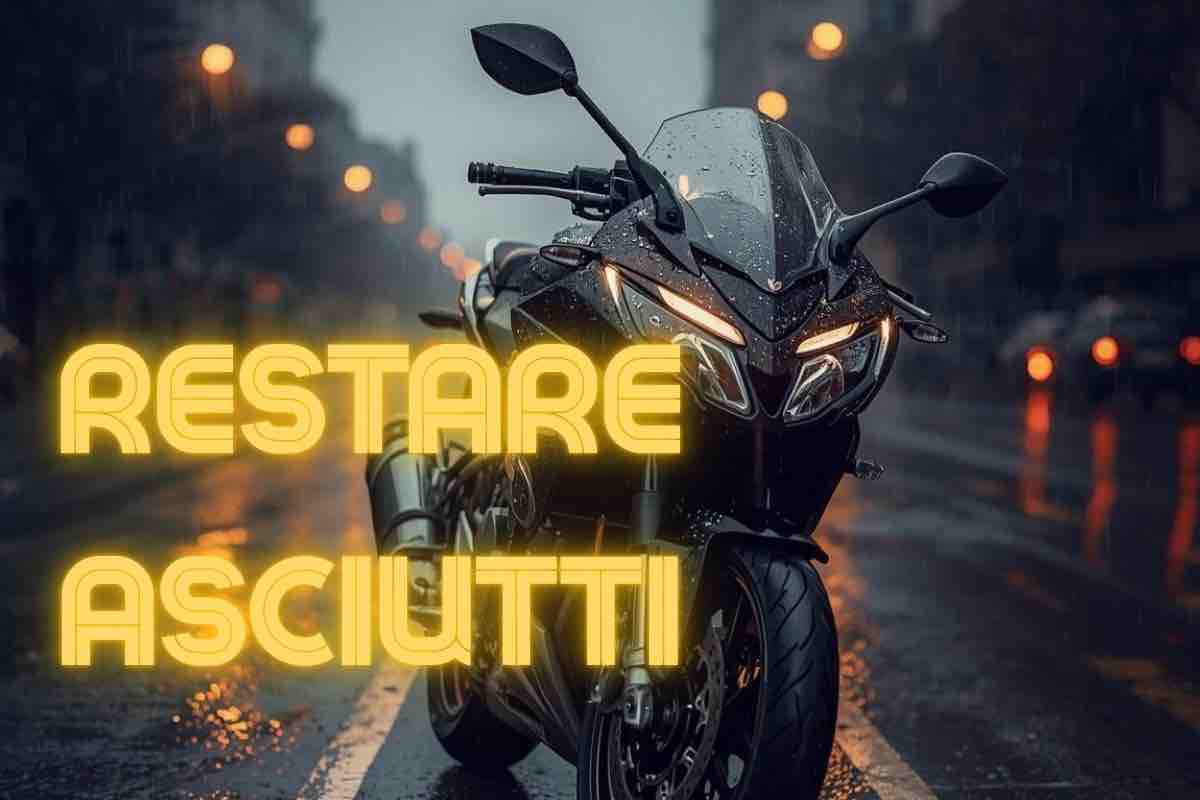 pioggia moto asciutto novità
