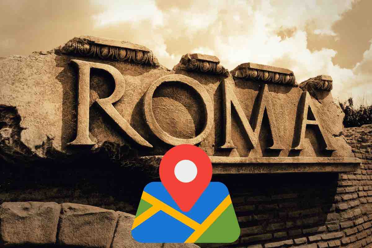 google maps impero romano rovine